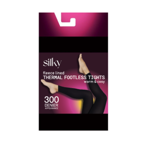 300 Denier Fleece Footless Tights