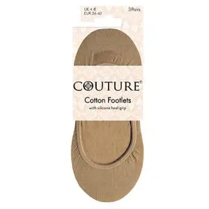 Cotton Footlets 3pp