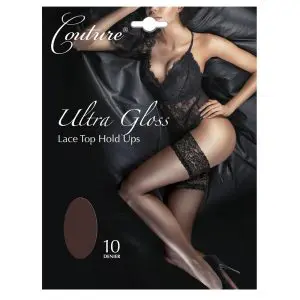 Ultra Gloss Lace Top Hold Ups