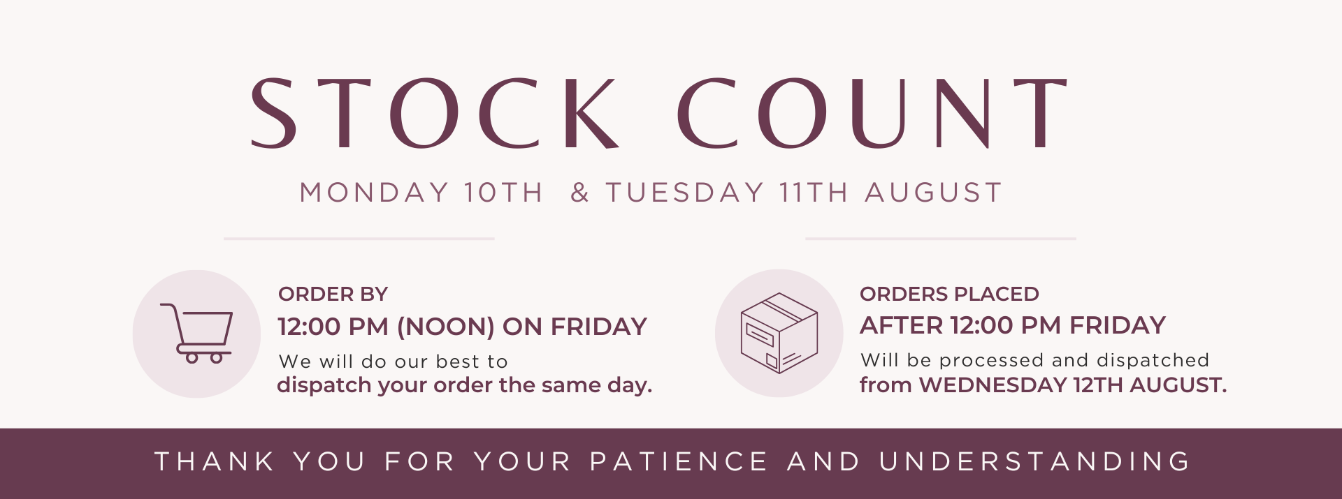 STOCK COUNT