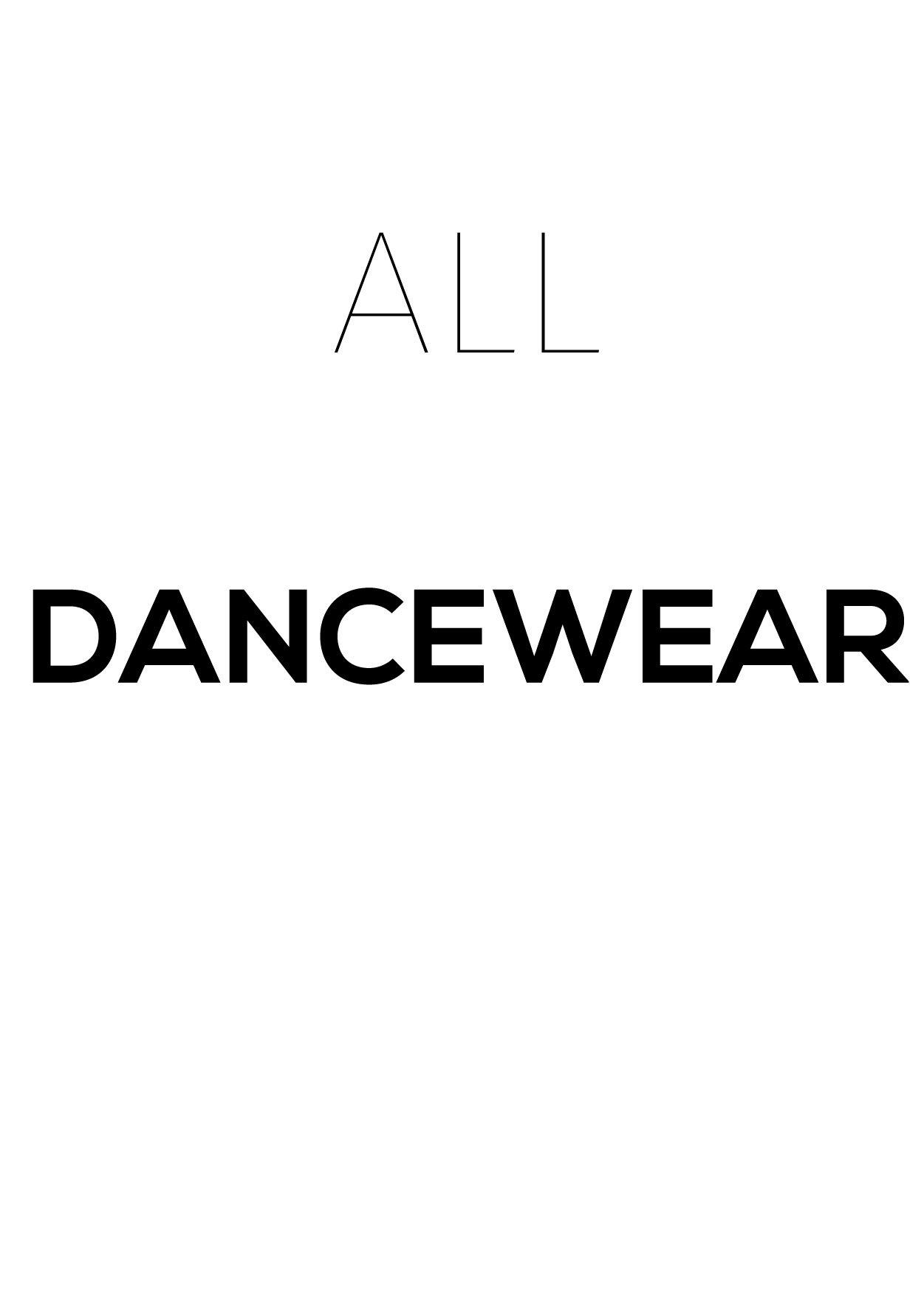 All Dancewear