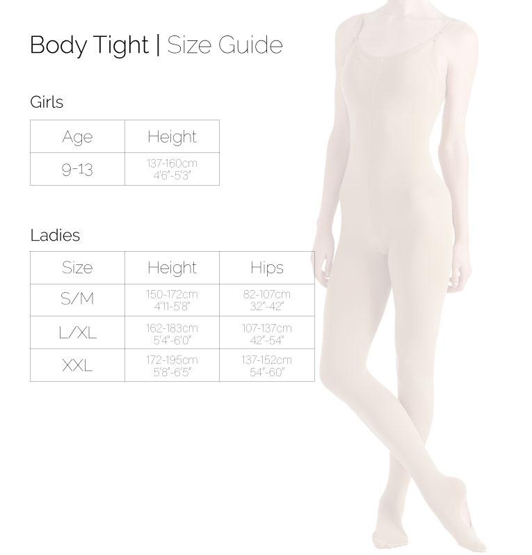 Body Tight size chart