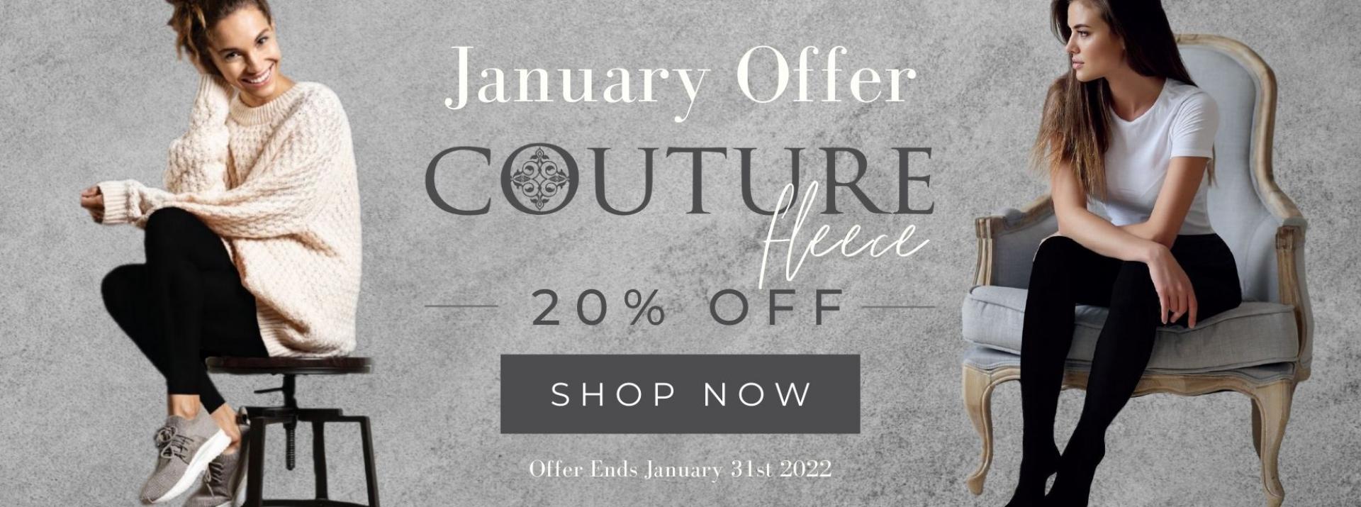 20% OFF Couture Fleece