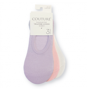 COUTURE BAMBOO TRAINER LINERS 3PP