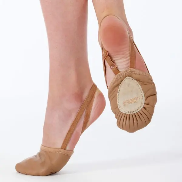 Leather Half Sole Pirouette Shoe