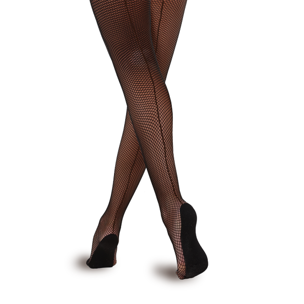 Professional Backseam Fishnet Dance Tights