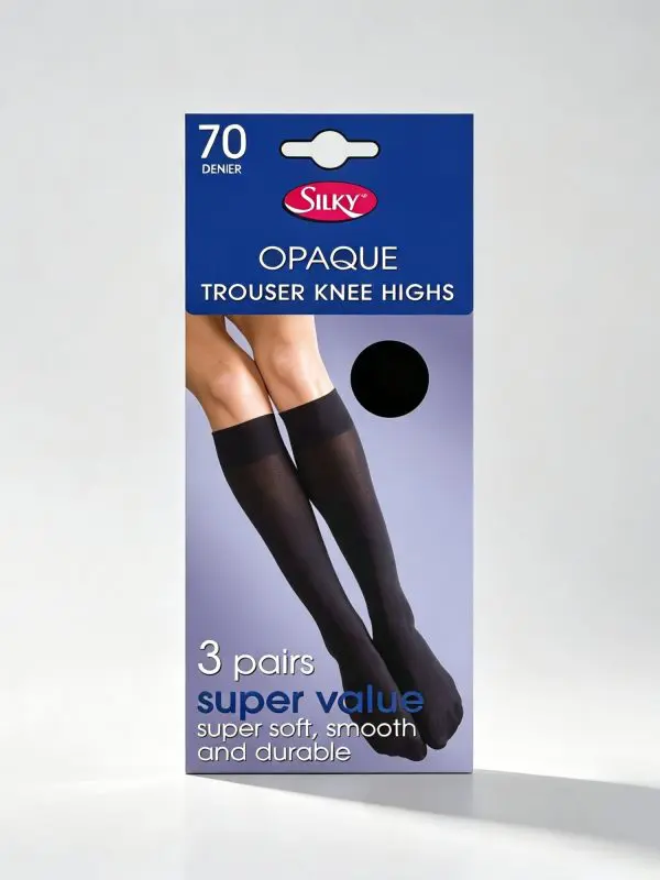 70 Den Opaque Trouser Sock 3pp