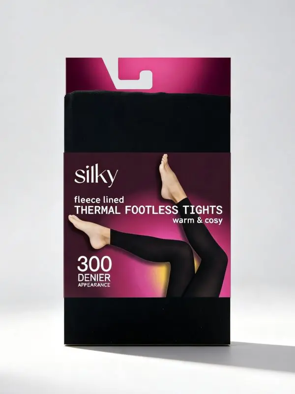 300 Denier Fleece Footless Tights
