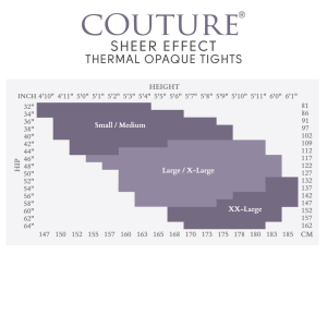 Sheer Effect Thermal Opaque Tights