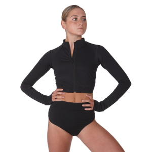 Full Zip Crop Jacket