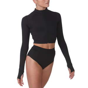 Full Zip Crop Jacket