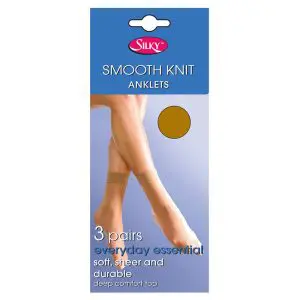 Smooth Knit Anklets 3pp