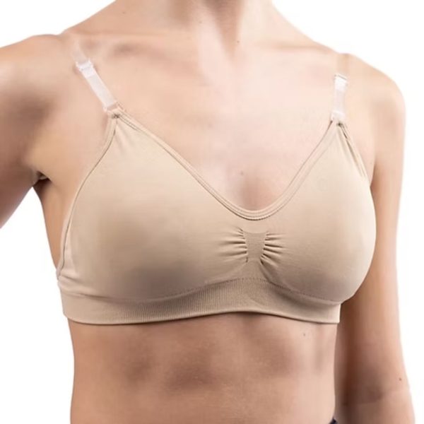 Clear Back Bra With Removable Padding
